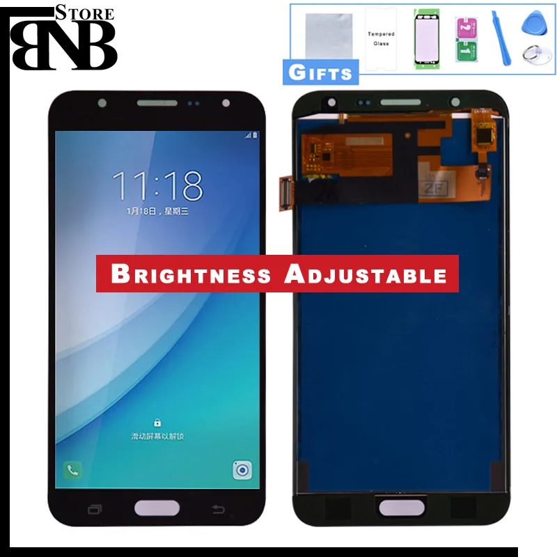 AAA для samsung Galaxy J7 2015 J700 J700F J700M J700H ЖК дисплей Дисплей с Сенсорный экран планшета