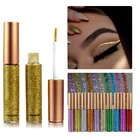 Подводка для глаз с блестками Maquiagem, 1 шт., жидкие тени для век 10 цветов, стойкие водостойкие тени для век