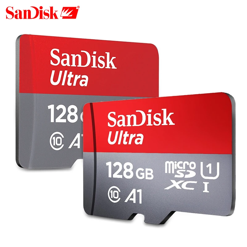Оригинальный sandisk Micro SD карты Class10 памяти 16 ГБ 32 64 128 200 256 400 100 МБ/с. памяти|Карты