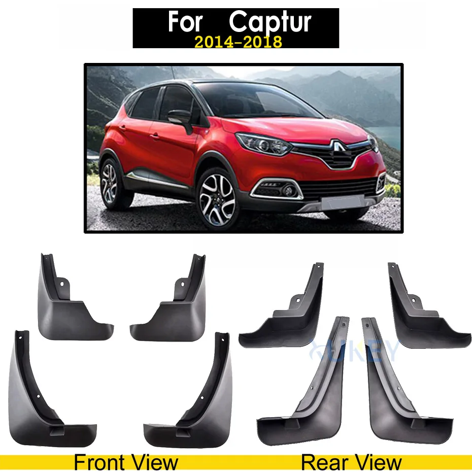 Набор автомобильных брызговиков для Renault Captur Koleos 1 2 Kadjar Fluence широта Брызговики крыло брызговиков Стайлинг