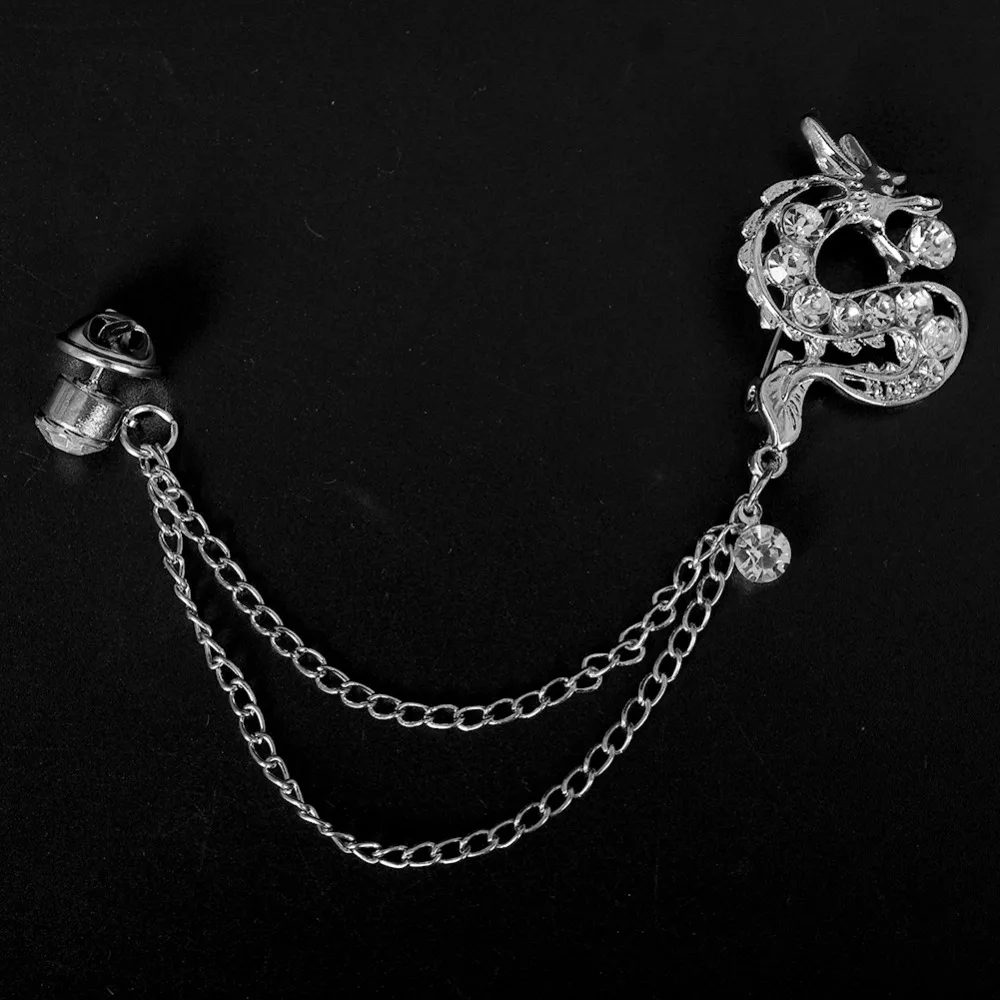 1 шт. Стразы птица Дракон игра бусины животные броши булавки для женщин мужчин