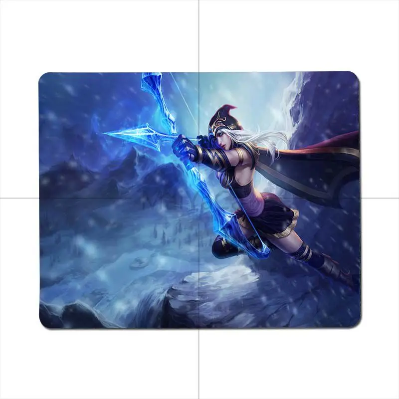 

MaiYaCa Funny LOL Ashe Customized laptop Gaming small mouse pad for Dota2 CS LOL Player gaming mouse pad desk mat pad