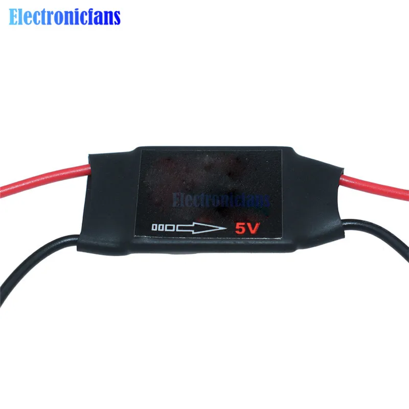 DC понижающий модуль 3A 5V UBEC Mini BEC для радиоуправляемых FPV камер GoPro бесщеточные