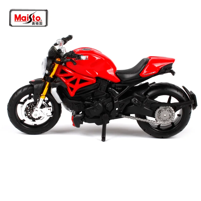 Мотоцикл Maisto 1/18 Ducati Monster 1200S 13095 красный D5 модель мотоцикла литой мотоцикл для