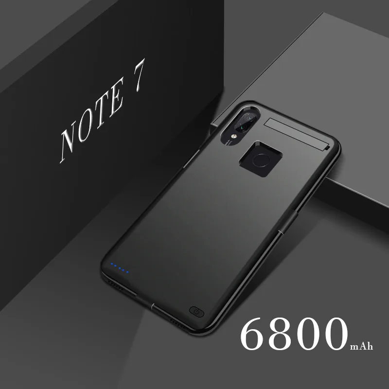 Ext power 6800 мАч портативный чехол Bank для Xiaomi Redmi Note7 с поддержкой Внешнего Резервного