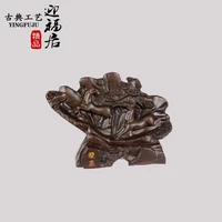 lucky horse win evil ebony wood carving craft boutique house mascot home furnishing desktop jewelry ornaments