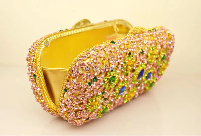 LaiSC вечерние сумки с кристаллами женские клатчи ручной работы стразы сумка