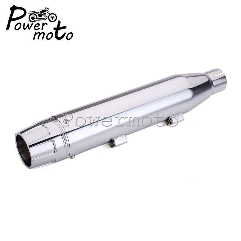 1 Пара мотоциклетный хромированный глушитель для Harley Sportster XL1200C 1200V 1200X XL883L 883N на заказ Superlow