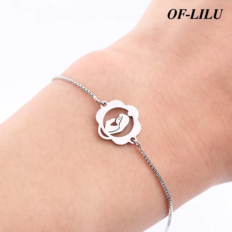 Новинка года pulseira mujer moda Серебряный браслет-Шарм женский браслет ножной браслет женские модели музыкальный узор Регулируемый браслет jewelr - Окраска металла: 3