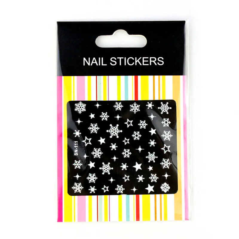 Красивые женские модные наклейки для стикеры 3d на ногти nail art украшения со