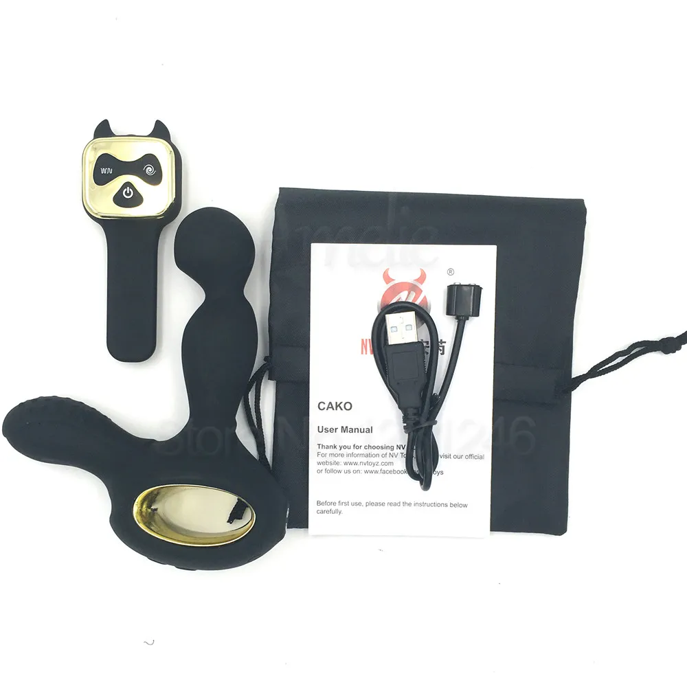 Анальная пробка с дистанционным управлением вращающиеся Анальные вибраторы