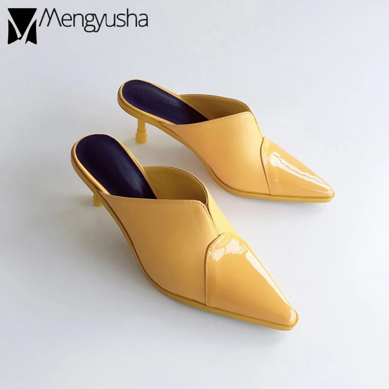 Новинка весны летние шлёпанцы верхняя одежда для девочек высокий каблук тапочки