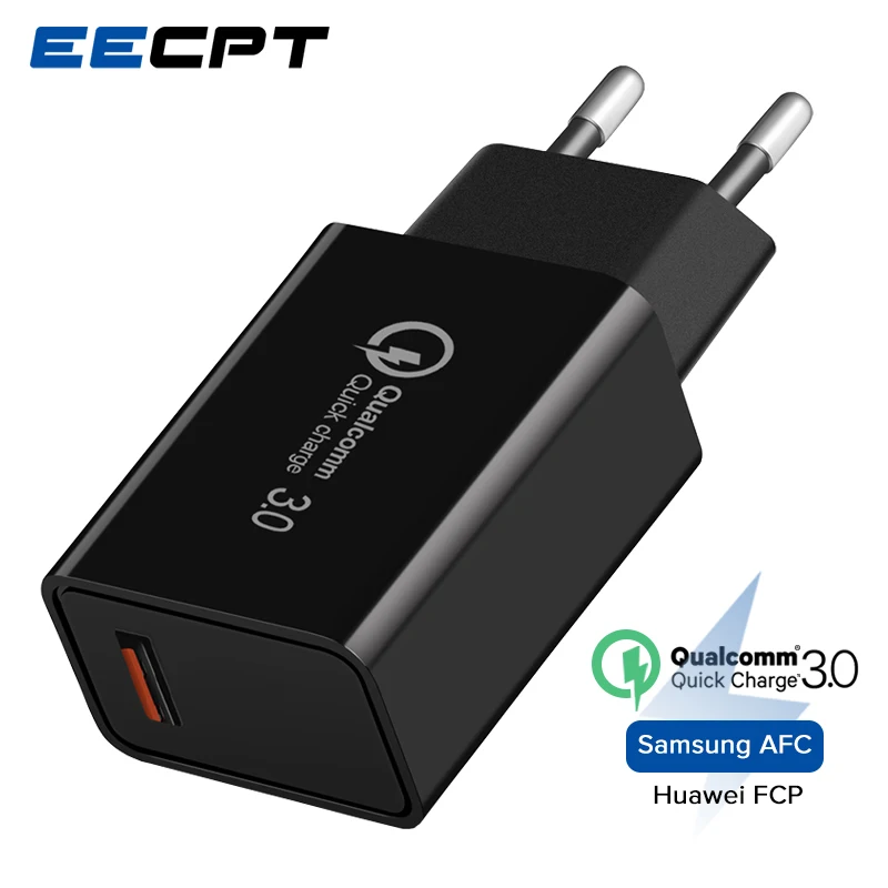 Зарядное устройство EECPT с USB-портом и поддержкой быстрой зарядки 3 0 18 Вт |