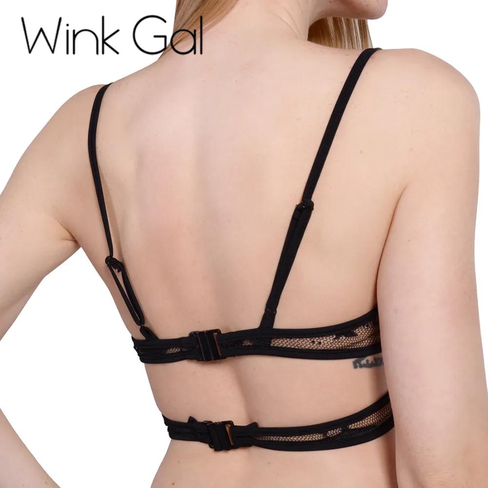 Wink Gal Весна Прибытие белье Комплект кружевной бюстгальтер Клен шаблон ультра