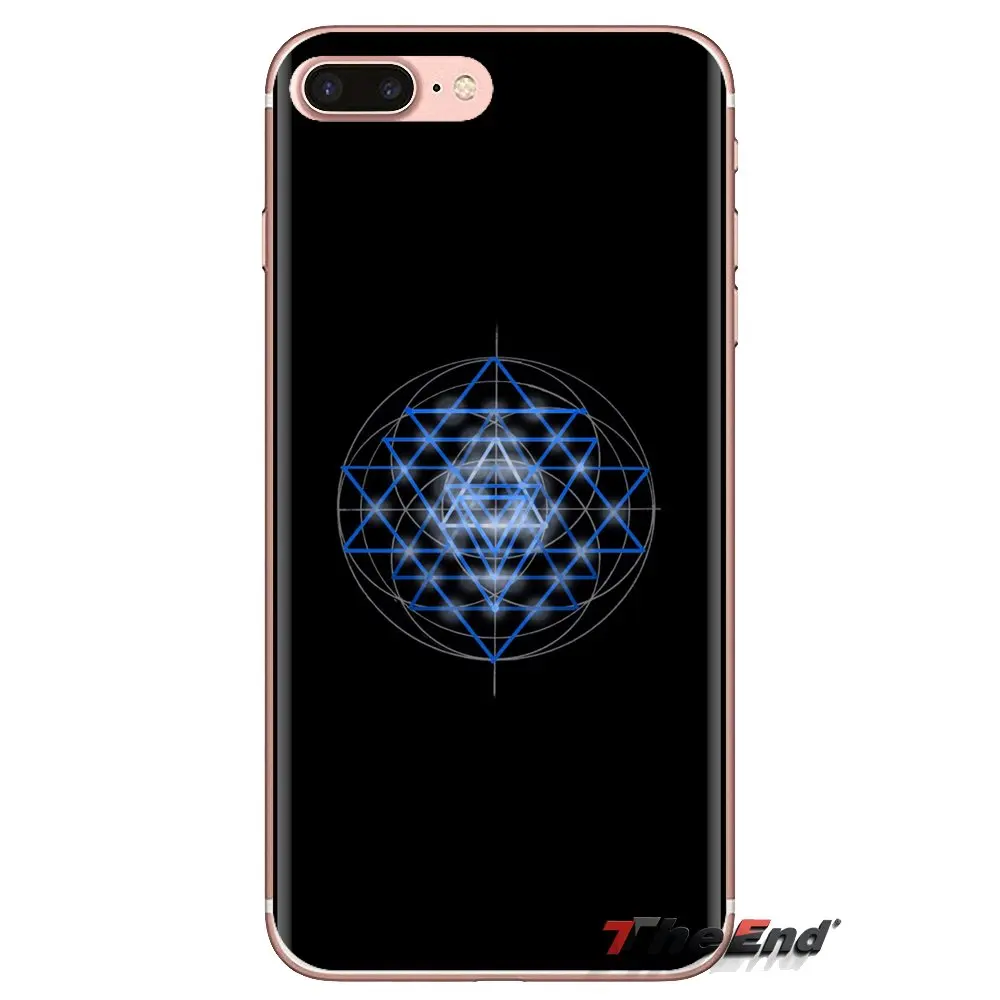 For Xiaomi Mi3 Samsung A10 A30 A40 A50 A60 A70 Galaxy S2 Note 2 Grand Core Prime Soft Bag Case Sri Yantra Spiritual Hindu Symbol |