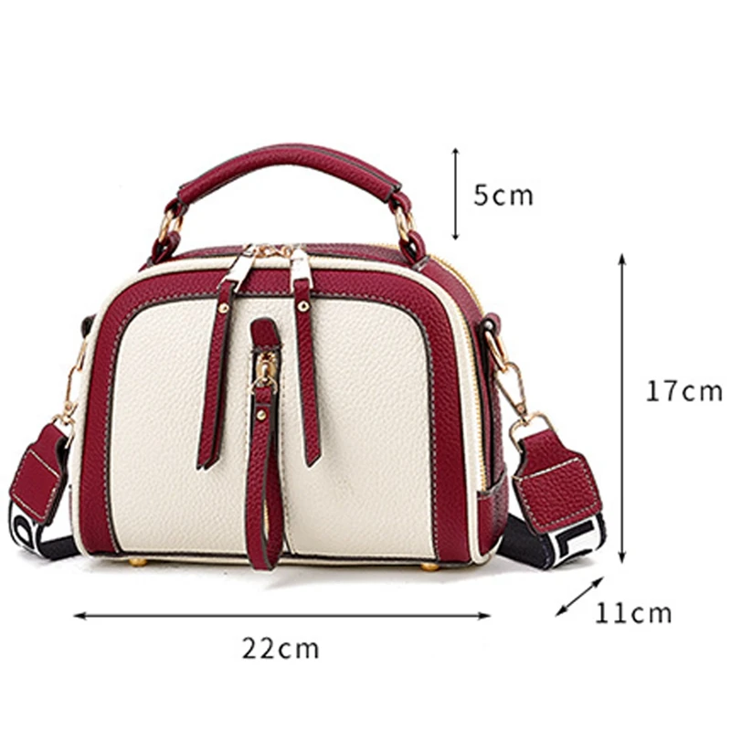 Подходящая по цвету дикая сумка через плечо модная широкая с феей маленькая