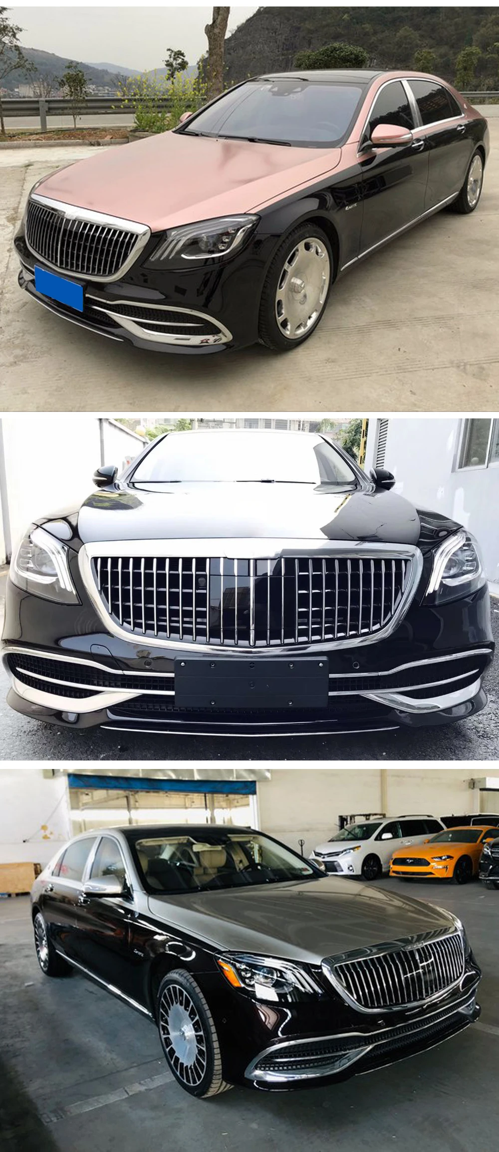 Для Mercedes Benz W222 S класс GTR Решетка переднего бампера ABS сетка гоночная решетка S500 S600 S500 S550 2013