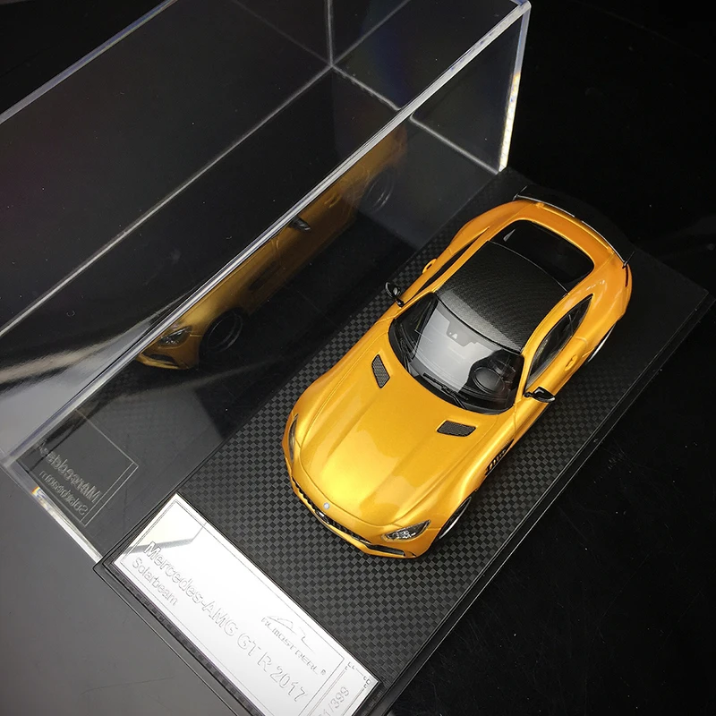 Ограниченная Коллекция 1/43 AMG GTR новая литая металлическая настольная модель дисплея
