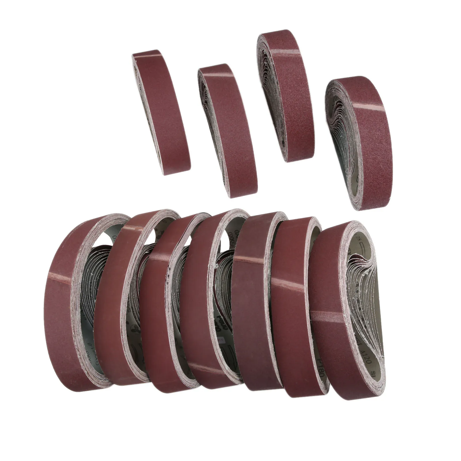 DRELD 20pcs 50*686mm Abrasive Sanding Belts Paper for Belt Sanders Bench Grinder Tool 40-600 Grit Dremel Accessories | Инструменты