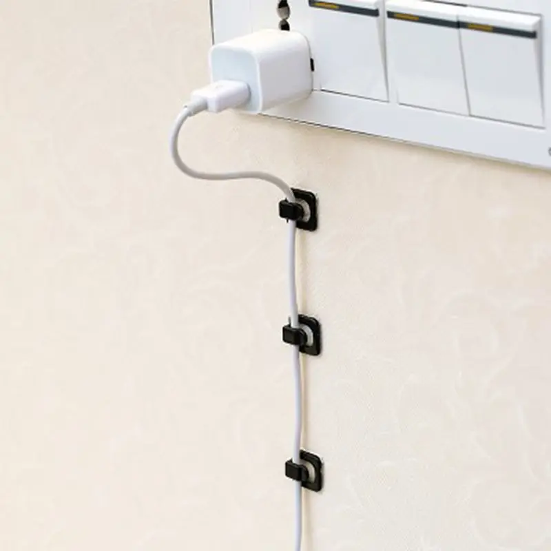 Автомобильный зажим для проводов USB кабель 18 шт. наклейка фиксирующие зажимы