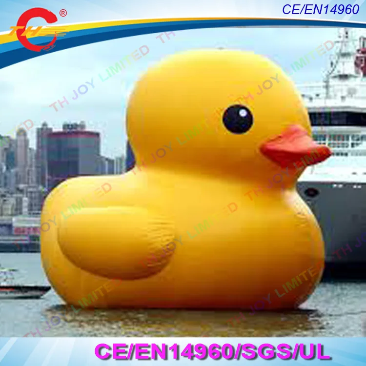 3 м/4 м/6 м высота гигантский надувной желтый продвижение утка поплавок в озере