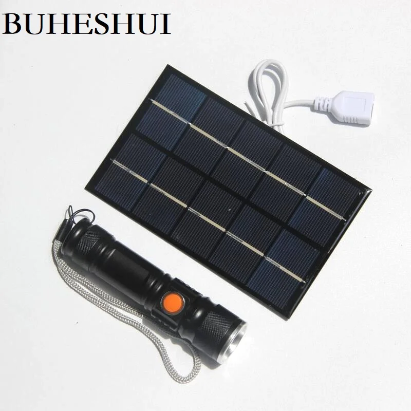 Портативный солнечный светильник BUHESHUI 2 Вт USB зарядное устройство для солнечной