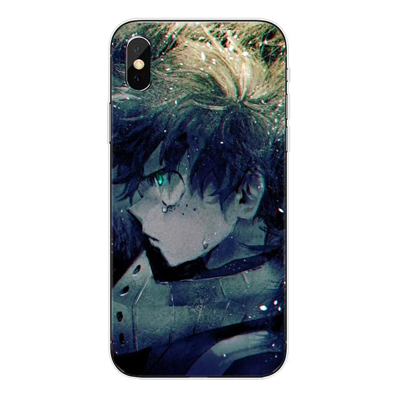 TPU O meu Heroi Academy аниме Coque Telefone Da Tampa Do чехол для корпуса Para O iPhone Da Apple XS MAX XR X 8 Plus 7 alem de 5 6 Coque - Цвет: TPU