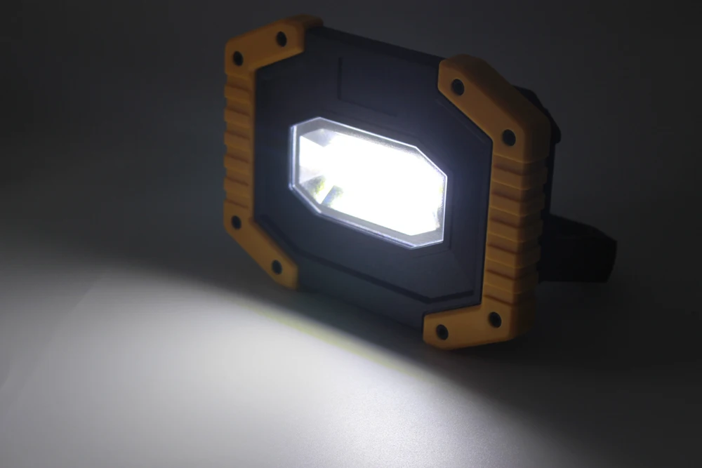 Новинка COB перезаряжаемая USB рабочая лампа прожектор IP44 батарея аварийный открытый водонепроницаемый светодиодный прожектор кемпинг