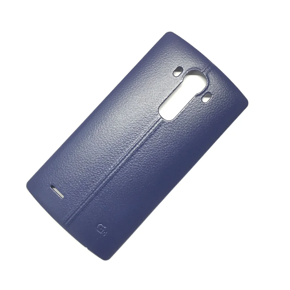 Искусственная кожа пластик задняя дверь батарея корпус чехол для LG G4 H811 H810 H815 US991 +