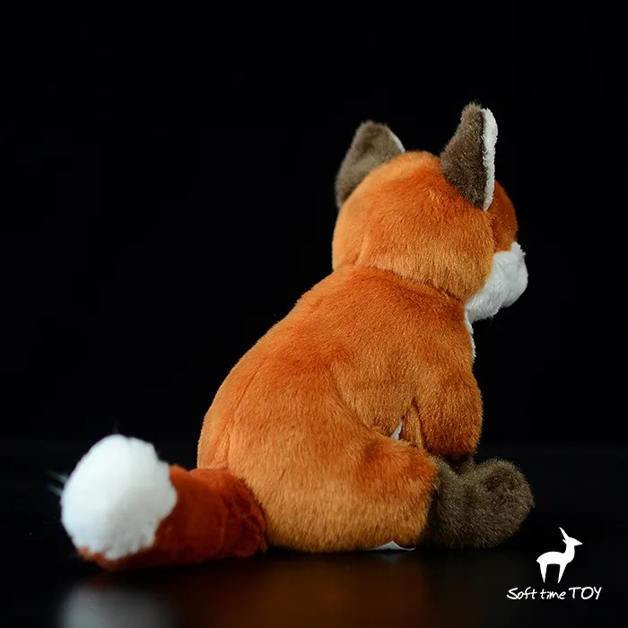Мягкие животные, детские игрушки, настоящая жизнь, плюшевая кукла Firefox, красные лисы, украшение дома, игрушка, подарок, магазин