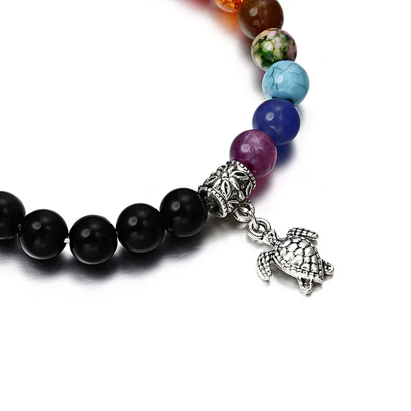 Новый дизайн 1 шт модный стиль браслет с черными бусинами для мужчин ювелирные