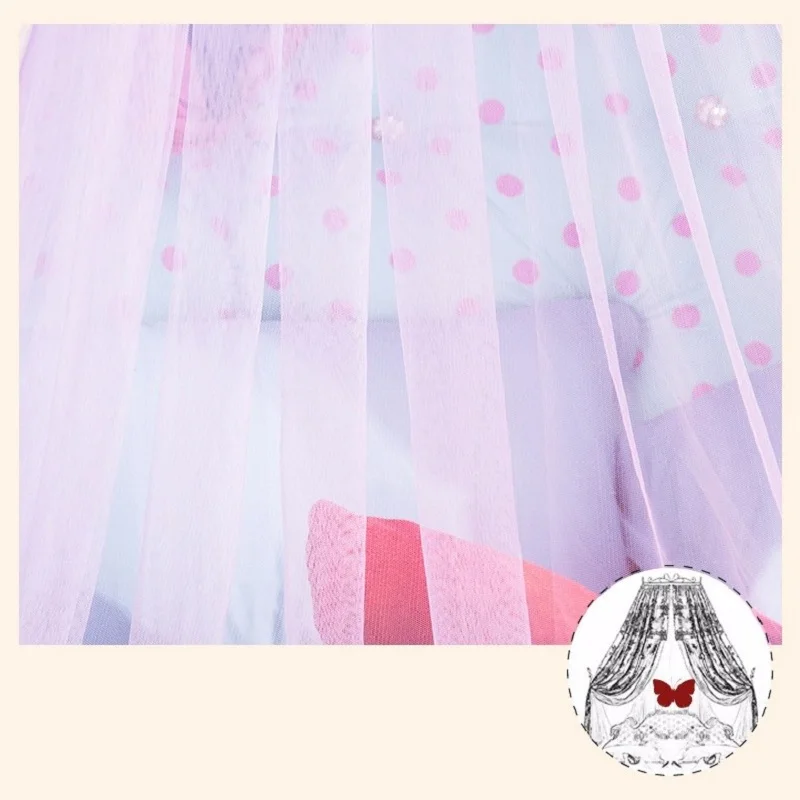 Купольная москитная сетка круглые шторы из хлопка для девочек | Дом и сад