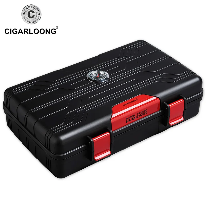 CIGARLOONG коробка для сигар увлажняющая дорожная портативная 10 pack увлажняющий чехол