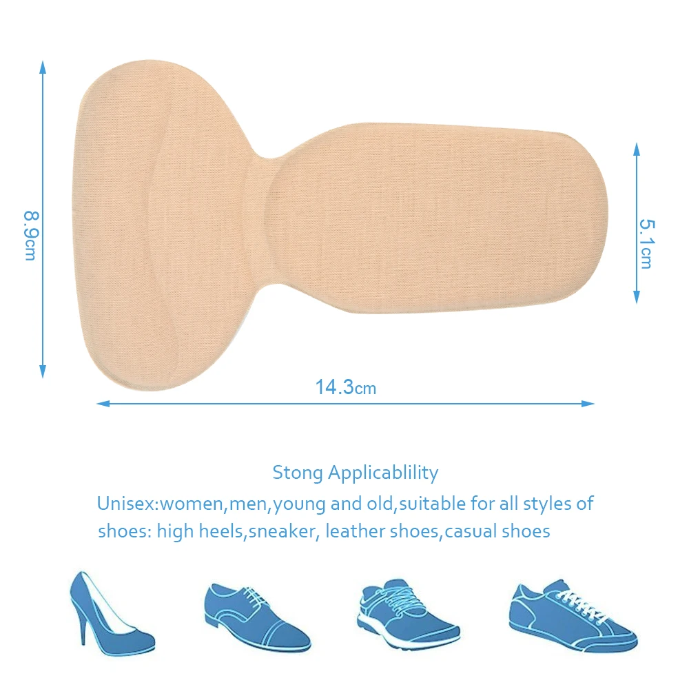 Women Insoles for Shoe Back High Heels Liner Grips Inserts Soft Insole Heel Pain Relief Foot Protector Antislip Cushion Post Pad