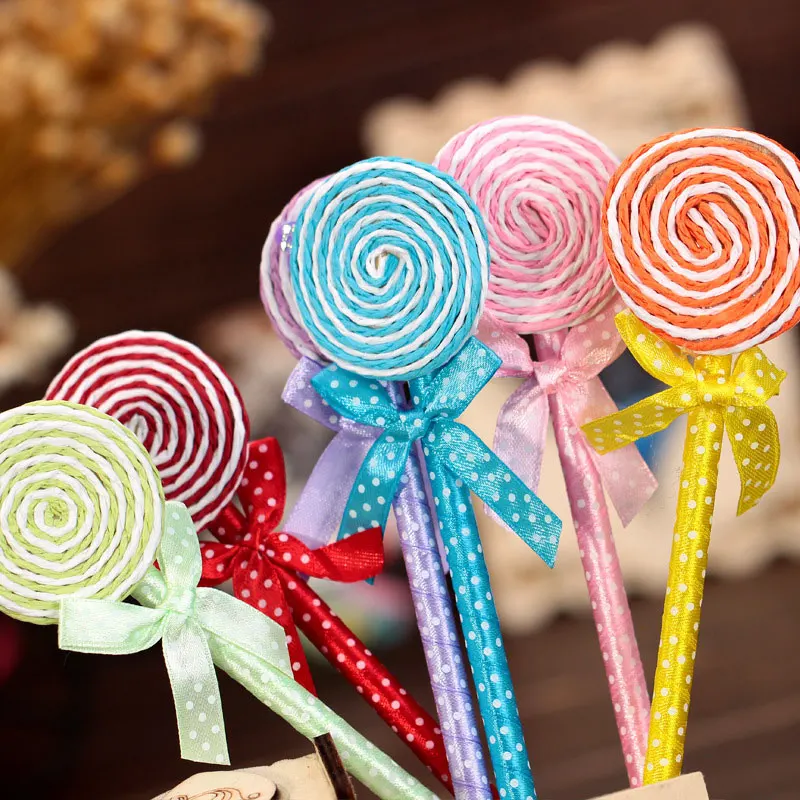 Meikeng 10 шт. Творческий милые леденец шариковая офис школьные принадлежности