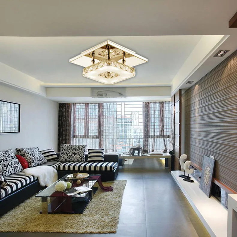 Светодиодный светильник из нержавеющей стали для прихожей 12 Вт|chandelier flush mount|led