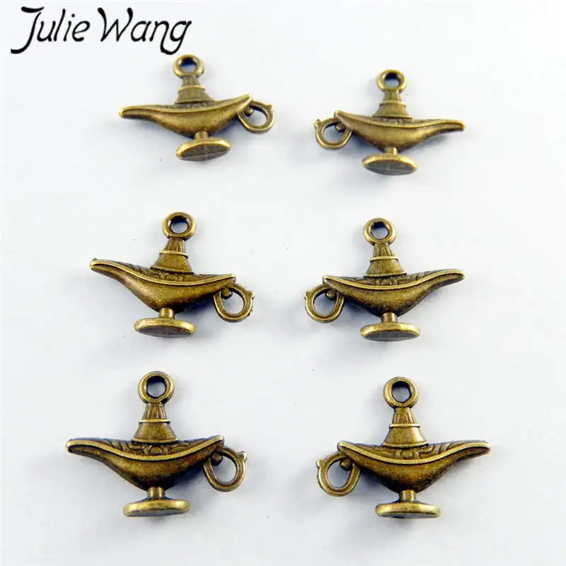 Julie Wang 20 шт. подвески в форме чайника из сплава античные бронзовые Подвески DIY