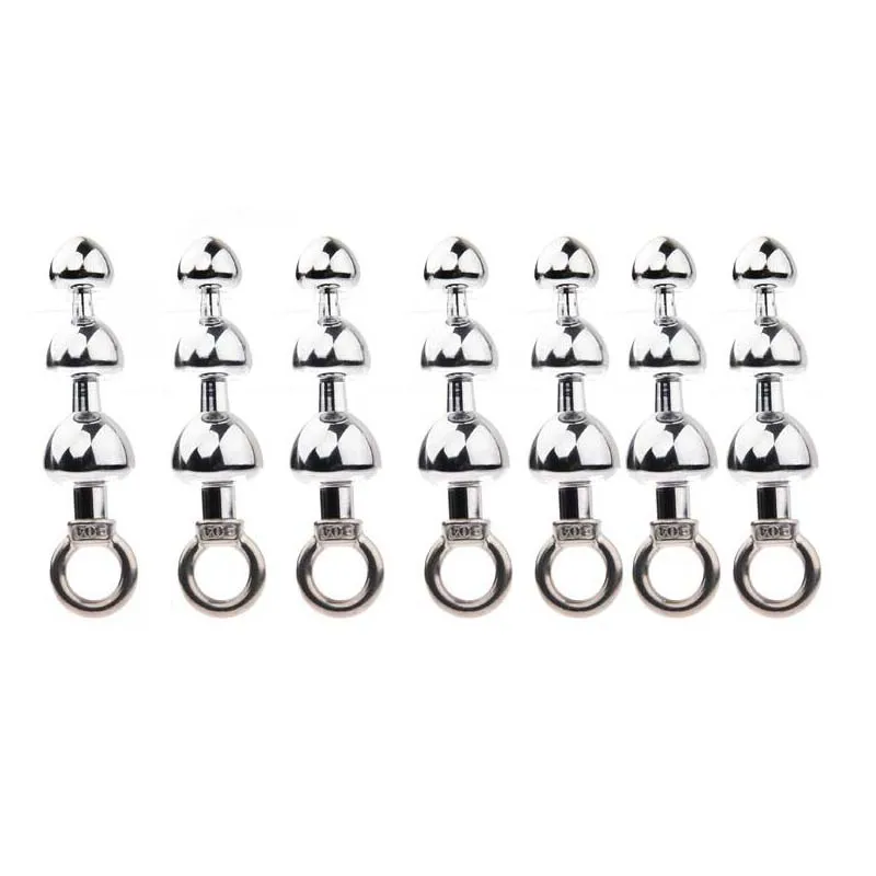 Металлический Анальный Крюк Анальная пробка с 3 шариками для простаты