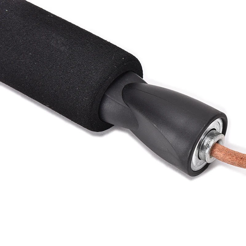 Скакалка с подшипником 1 шт. утяжеленная кожаная для скорости скакания бокса