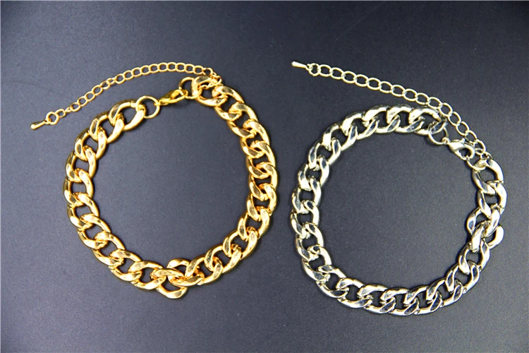 2016 женские роскошные золотые цвета серебристого звуковые металлические толстые