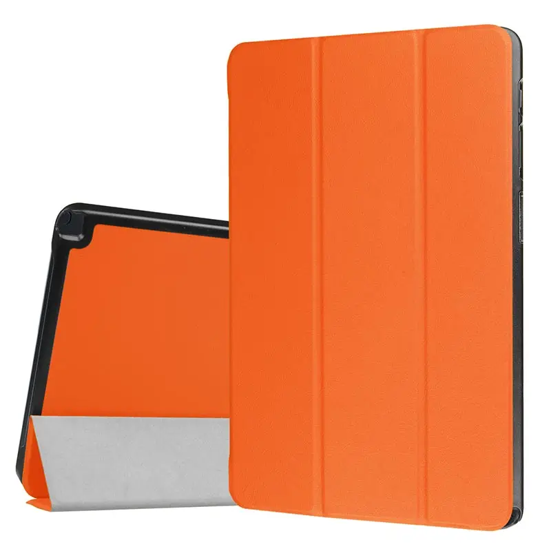 Orange Чехол для samsung Galaxy Tab A A6 с S Pen 10,1 SM-P580 P585 из искусственной кожи, чехол для смартфона Galaxy Tab A 10,1 S Pen - Цвет: Orange