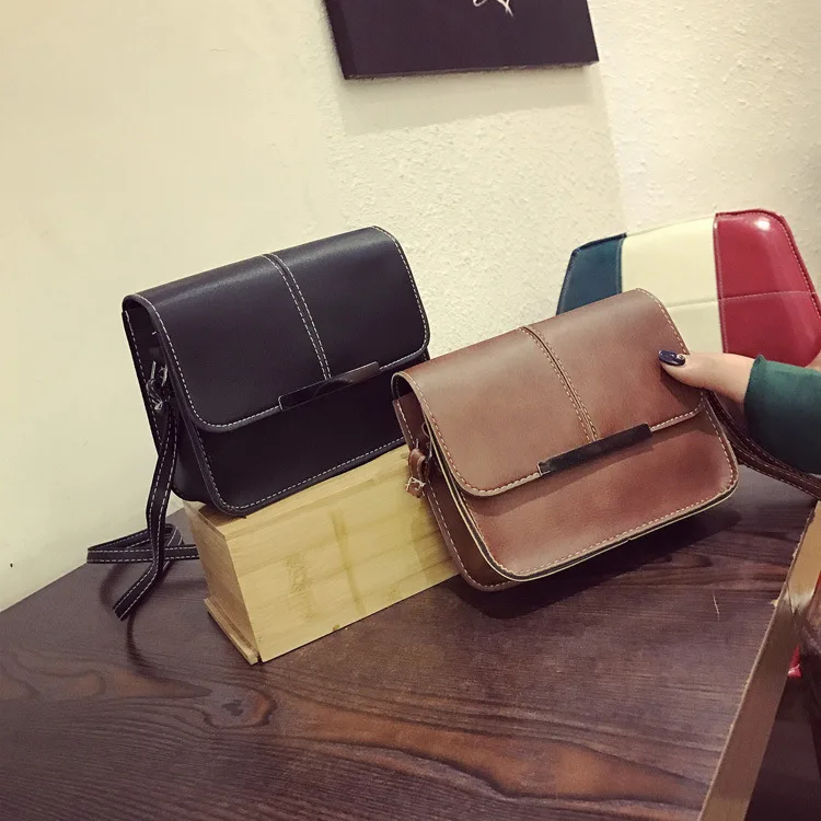 2017 Ретро Для женщин Высокое качество кожа Сумки сумка через плечо Классический