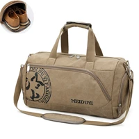 sport gym bag training mens fitness bags canvas handbag luggage outdoor sports shoulder bags shoes storage gym bag tas xa353wa