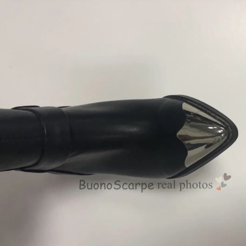 BuonoScarpe/Шикарные ботильоны из коровьей кожи; женские Необычные ботинки на высоком каблуке с металлическими заклепками и кисточками; Модные женские Ботинки martin