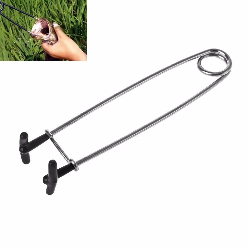 

17cm Stainless Steel Fish Mouth Spreader Piler Opener Lip Gripper Tackle Tools L15