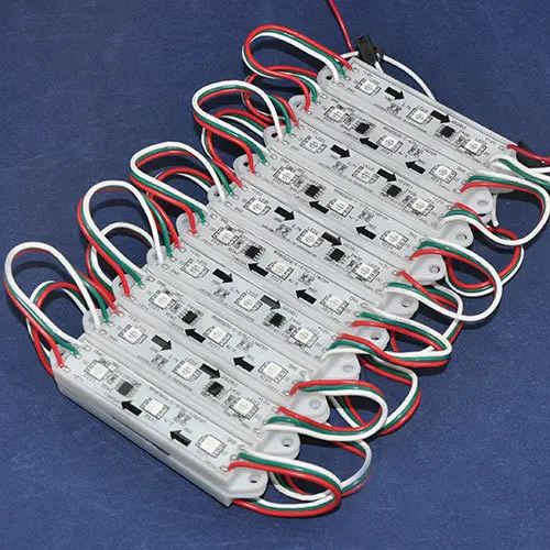 100 шт. WS2811 2811 IC 3 светодиода/шт. 5050 RGB светодиодный пиксельный цифровой модуль