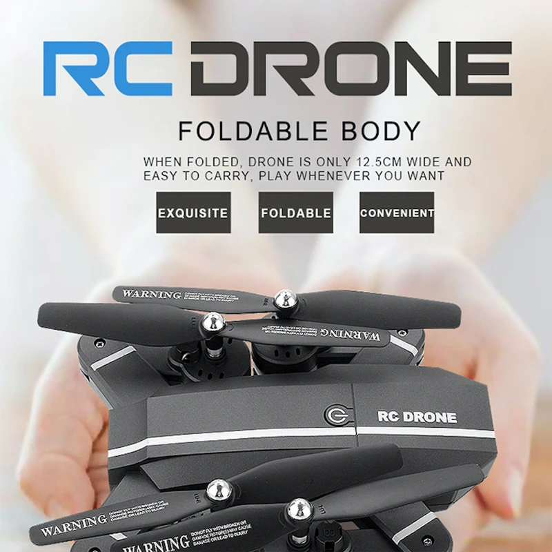 Elfie Drone Мини Складная селфи Дрон с HD Видео-дроны Wi-Fi FPV-системы Quadcopter Вертолет один