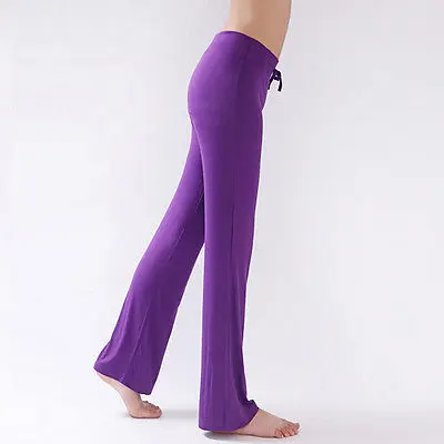 

Bamboo Fabric Women's Casual Pants Loose Bloomers Pants Trousers Black XL