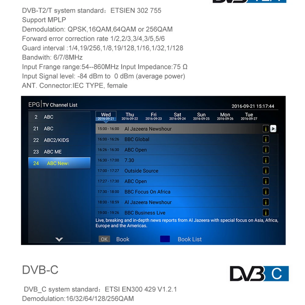 MECOOL KI PLUS DVB-T2 DVB-S2 DVB-C Android 7,1 ТВ приставка Amlogic S905D четырехъядерный 1 ГБ 8 ГБ 64 бит 4K ТВ приставка 2,4G Wifi