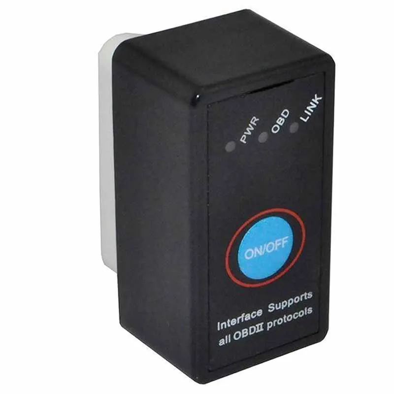 Новейший диагностический сканер ELM327 V1.5 Bluetooth OBDII OBD2 с выключателем питания |